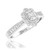 Photo of Lyla 7/8 ct tw. Oval Solitaire Diamond Matching Trio Ring Set 10K White Gold [BT212WE-C000]