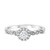 Photo of Jocelyn 1 1/6 ct tw. Round Solitaire Diamond Matching Trio Ring Set 14K White Gold [BT909WE-C000]