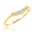 Photo of Yasmine 1/2 ct tw. Fancy Solitaire Diamond Bridal Ring Set 10K Yellow Gold [BT217YL]