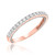 Photo of Lace 2 ct tw. Princess Solitaire Diamond Matching Trio Ring Set 14K Rose Gold [BT451RL]