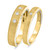 Photo of Eternally 1/6 ct tw. Diamond His and Hers Matching Wedding Band Set 10K Yellow Gold [WB460Y]