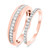 Photo of Dothan 3/4 ct tw. Diamond His and Hers Matching Wedding Band Set 14K Rose Gold [WB467R]