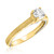 Photo of Eternally 1/2 ct tw. Round Solitaire Diamond Engagement Ring 14K Yellow Gold [BT460YE-C000]
