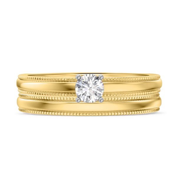 Male Party Premium Gold Ring at best price in New Delhi | ID: 2850235208855