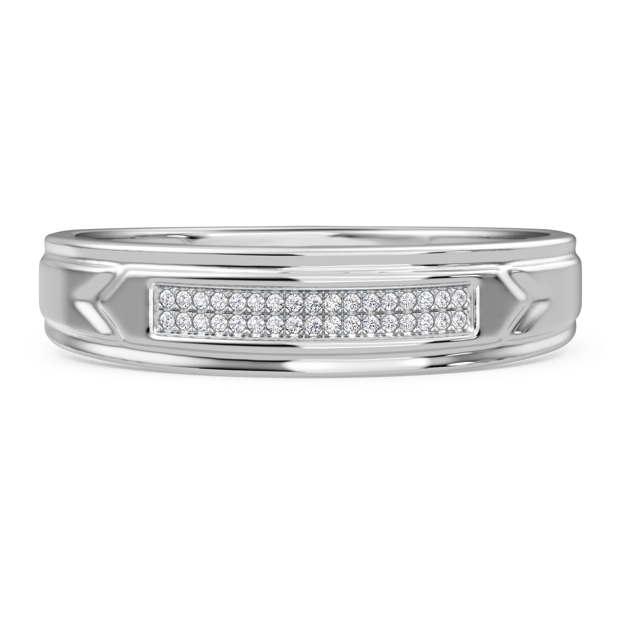 10k white gold mens shop ring