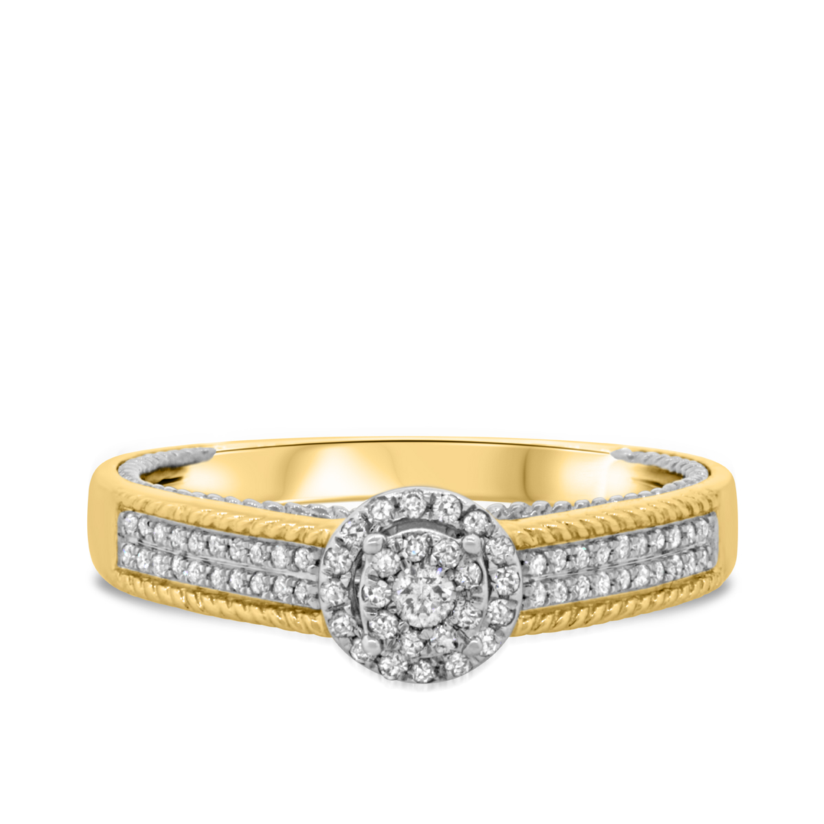 New 14K Diamond Women's Engagement Ring H.J™️ – Hernandez Jewelry