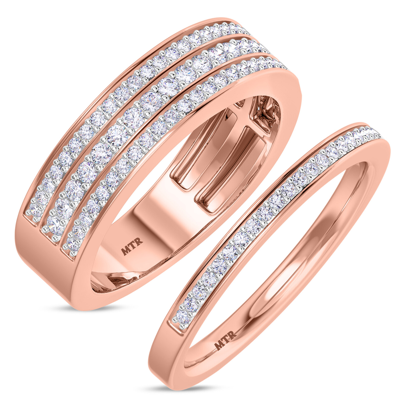 Mens matching sales wedding bands