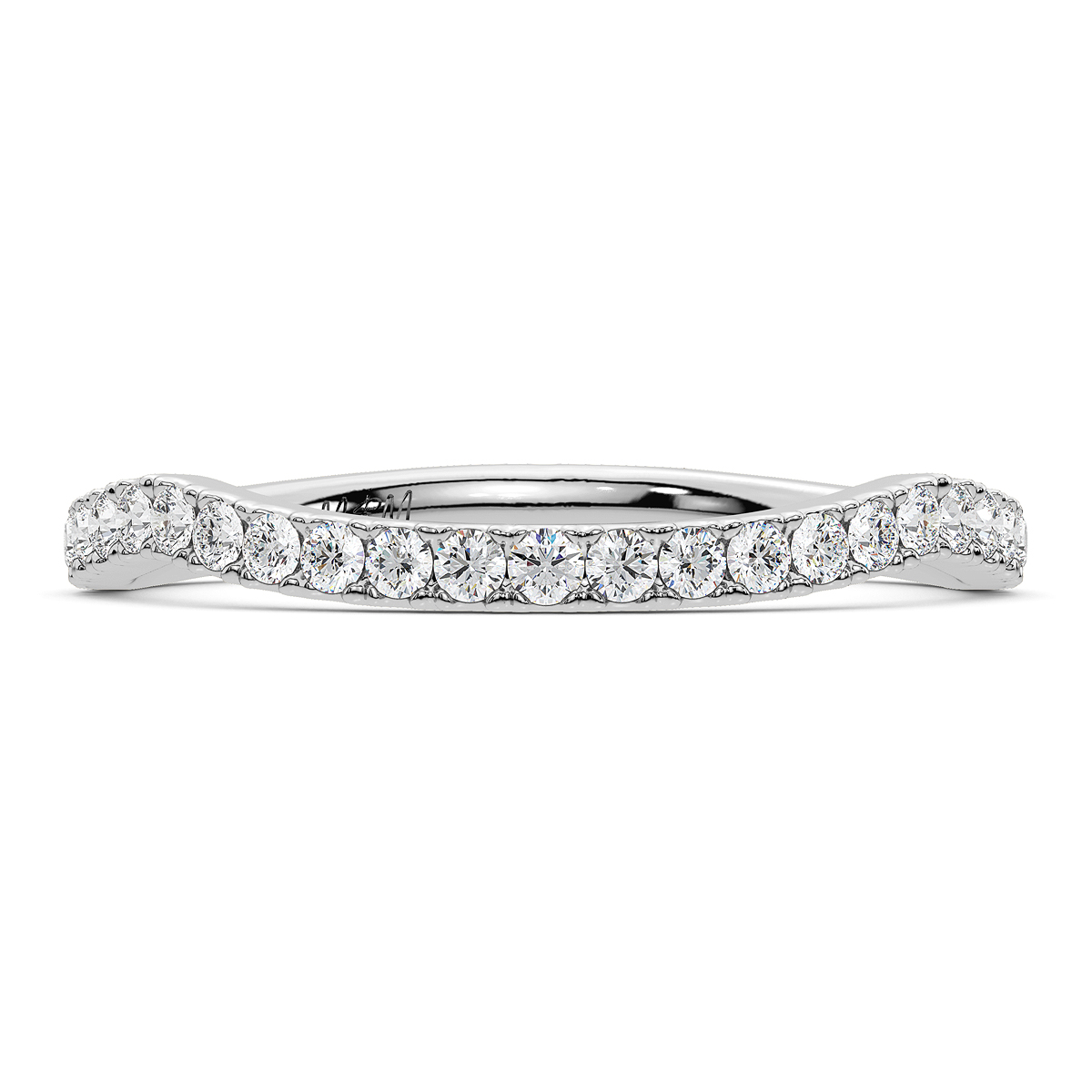 Vintage Platinum Diamond Wedding Band – Burton's Gems and Opals