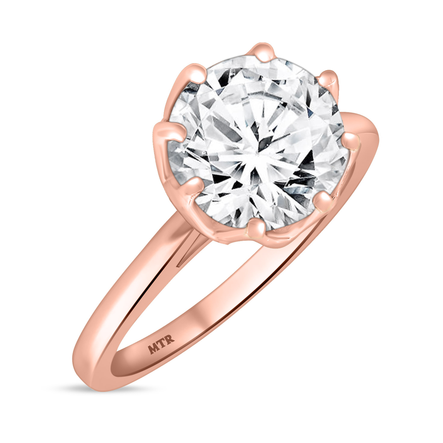 Round Brilliant Solitaire Engagement Ring 3-carat