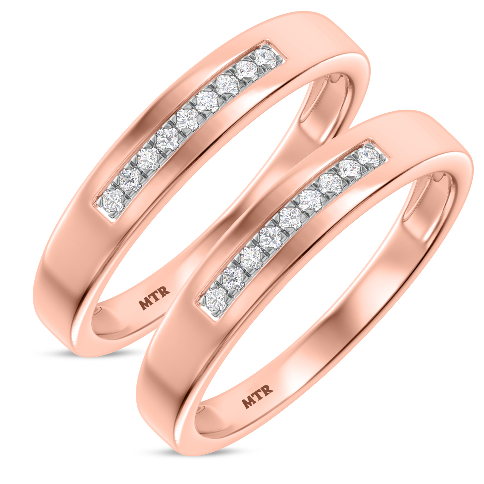 Buy White & Rose Gold-Toned Rings for Women by Mahi Online | Ajio.com