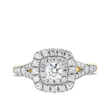Kalani 1 ct tw. Round Solitaire Engagement Ring 14K Yellow Gold - My