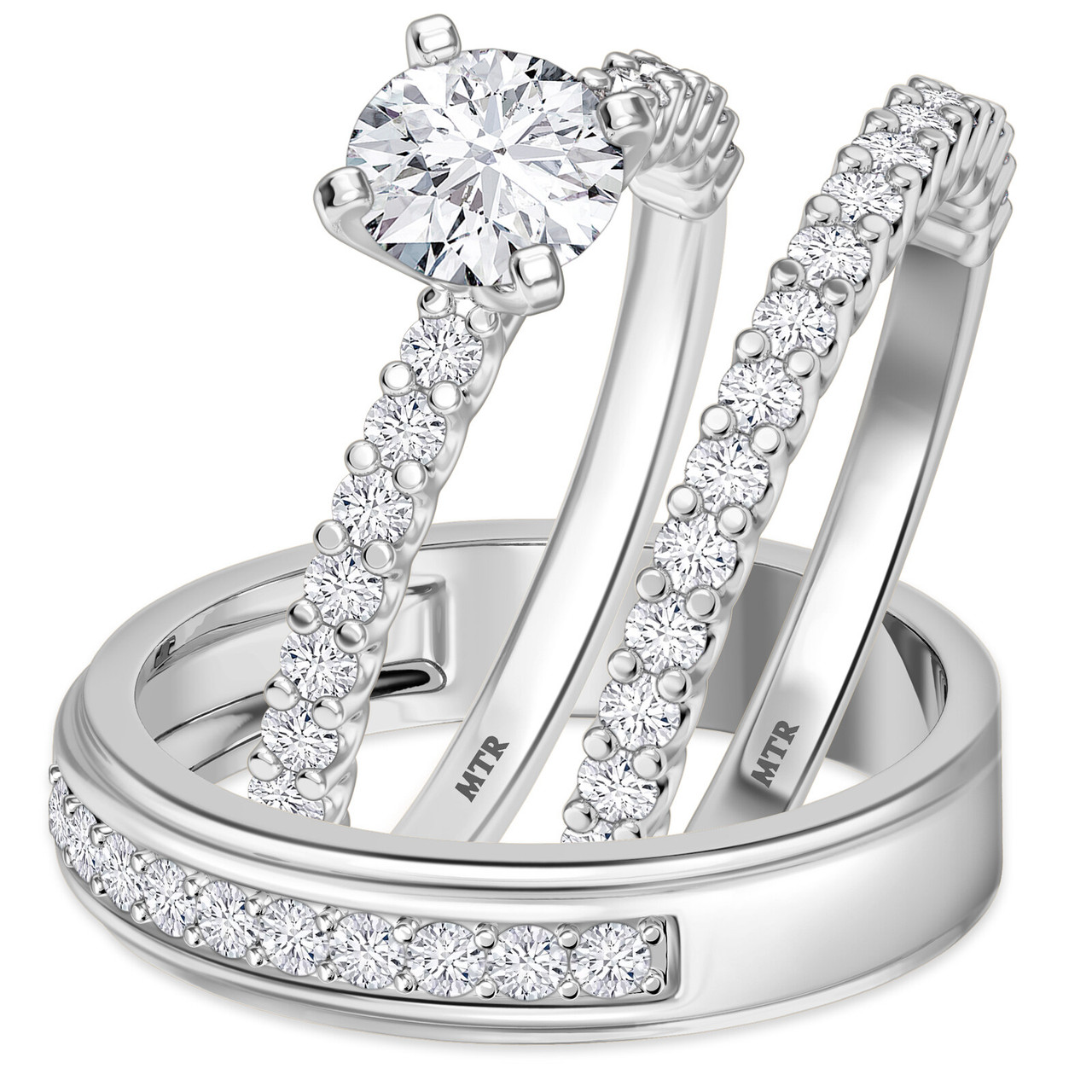 Wedding Ring Sets, Wedding Rings Sets For Her & Him -Maxine Jewelry –  Maxinejewelry