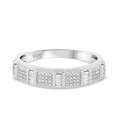 MJV Men's Trio Diamond Wedding Band