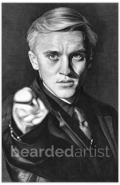 "Scared, Potter?" - 11x17 Pencil Drawing Print