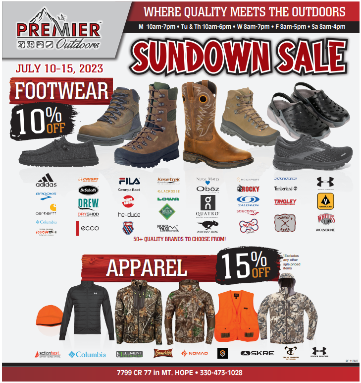 In Store Specials and Sales Premier Outdoors in Ohio