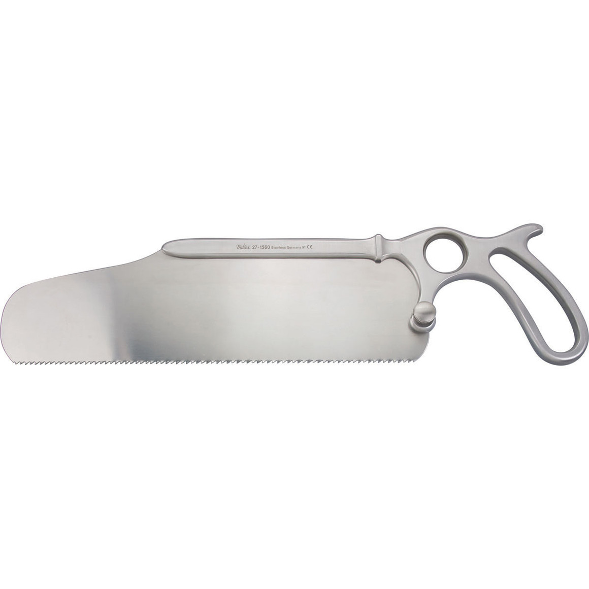Miltex Satterlee Bone Saw, 11-1/2" (292Mm), Light Metal Handle With Stainless 8-1/4" (213Mm) Long Blade, 27-1560