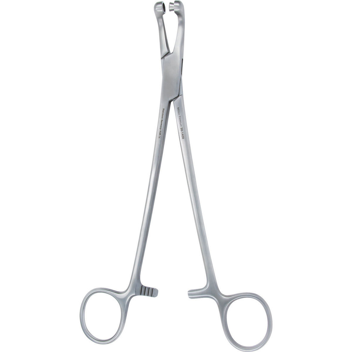 Miltex Gaylor Uterine Biopsy Forceps, 8-1/2" (21.6 Cm), Straight Shank, Curved Jaws, 5 mm Bite, Interfitted Cups, 30-1400