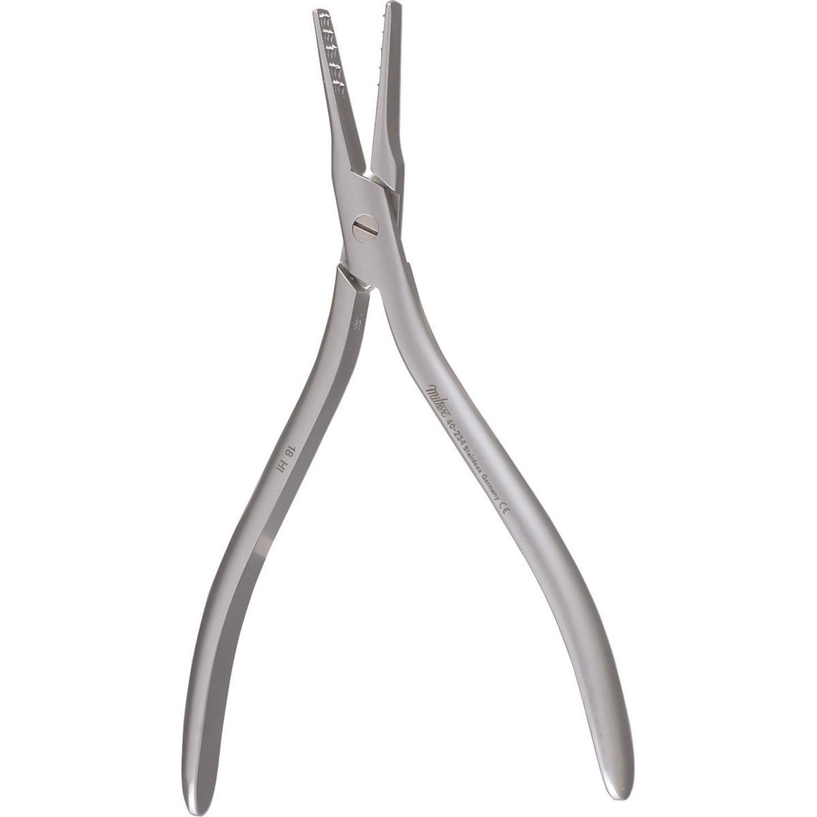 Miltex Platypus Nail Pulling Forceps, 5-1/2" (140Mm), Standard Jaws, 6.5Mm Wide, Stainless, 40-234