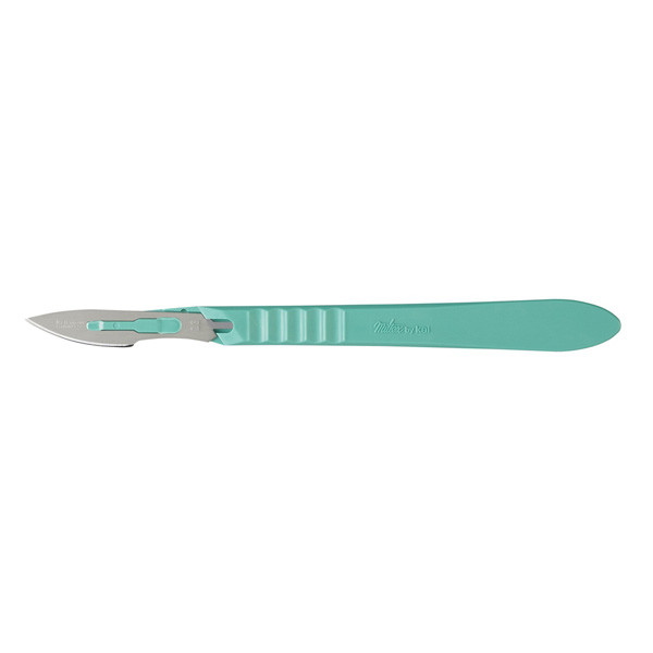 Miltex Disposable Scalpels, Stainless Steel, Sterile Blade Size No. 23, 10/Box, 4-423