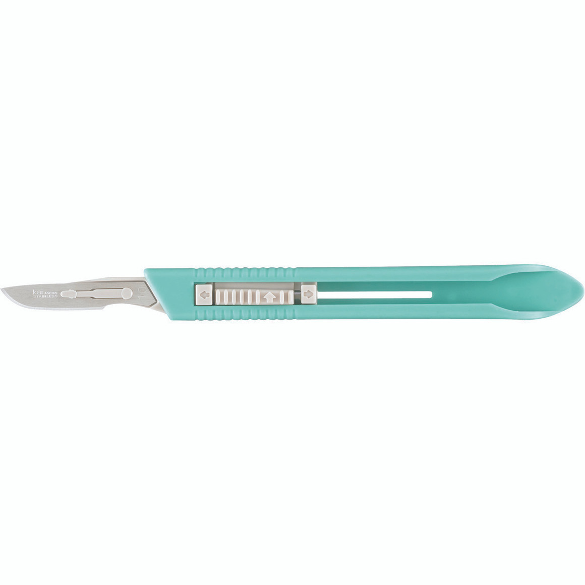 Miltex Stainless Steel Disposable Safety Scalpel, Retractable Blade, Size No. 10, 10/Box, 4-510