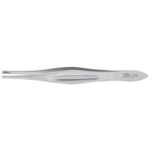 Miltex Griffiths-Brown Tissue Forceps, 4-3/8" (110mm), Delicate, 9 X 9 Teeth, 6-127