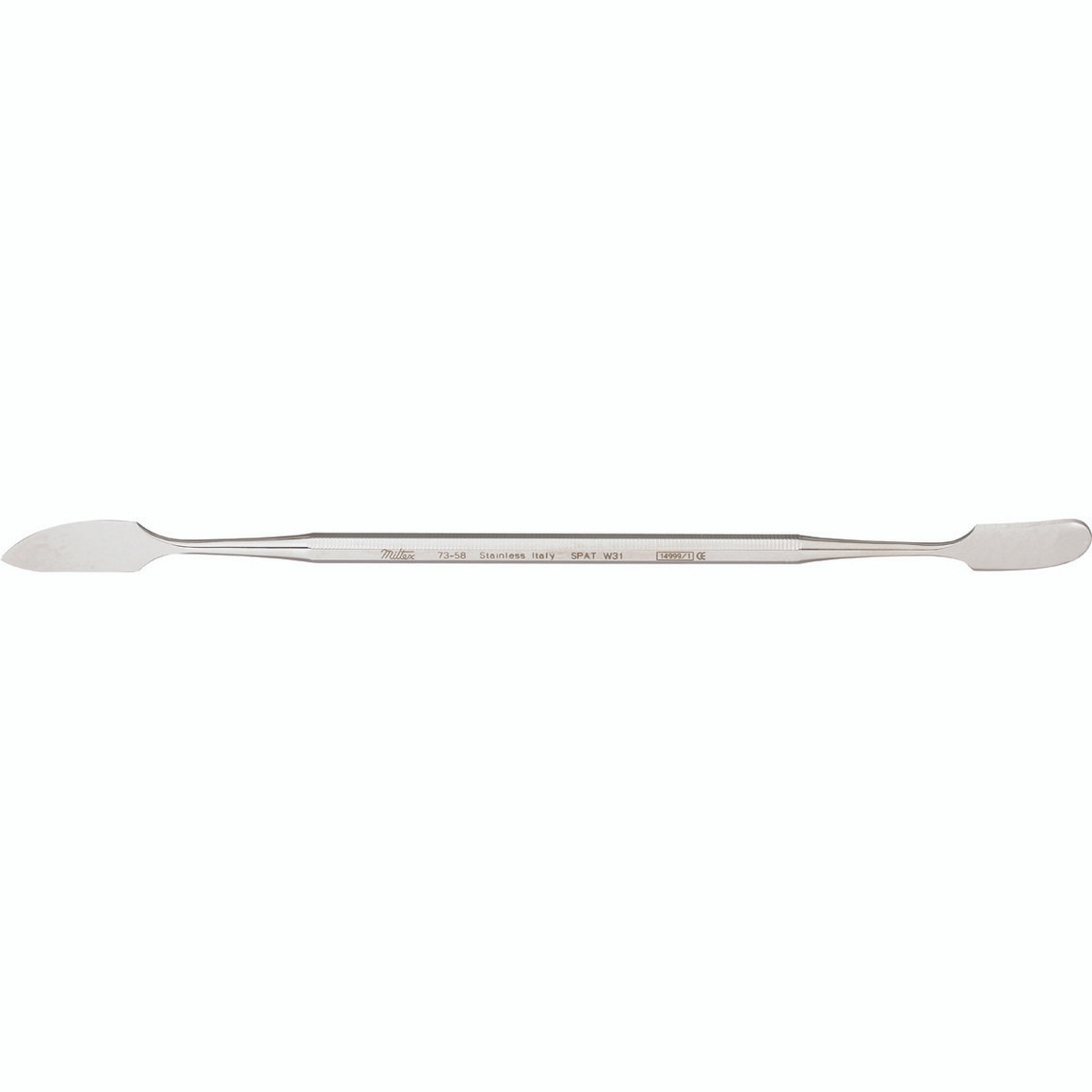 Miltex Dental Wax Spatula, 8" (205mm), No. 31, Double-Ended, 25mm X 12mm And 23mm X 10.5mm.