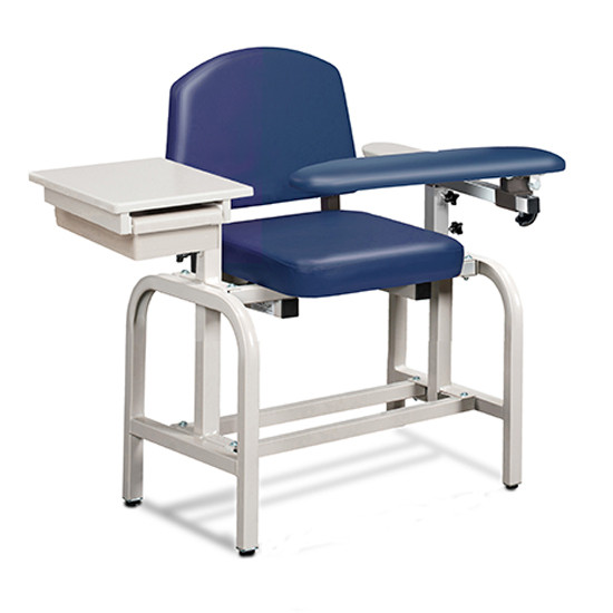 Blood Drawing Chair with Padded Flip Arm and Drawer Lab X Series