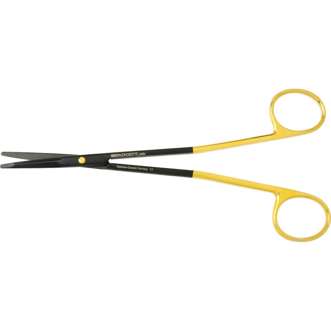 Padgett Kaye-Freeman Scissors, 7" (178mm), Straight, Ceramic Coated Tungsten Carbide And Supercut, PM-21SC711CTC