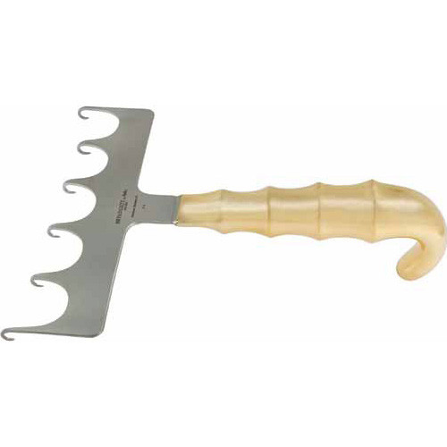 Padgett Yancoskie Abdominoplasty Retractor, 7-1/4 (186mm), 6 Prongs, Sharp, PM-566