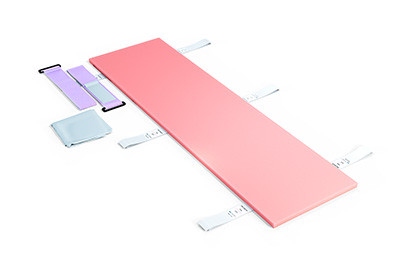 XoDus The Pink Pad EXT-Custom Prolonged Positioning kit 2/kt