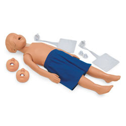 Jaw Thrust Kyle 3 Year Old CPR Manikin- Dark, 100-2960B
