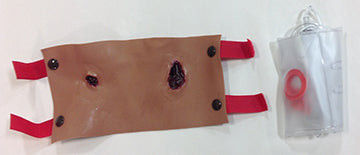 Projectile Entry & Exit Wound - Dark, 800-6728B