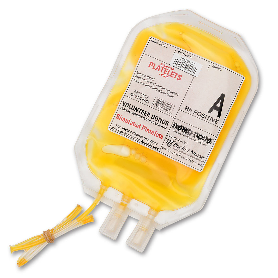 Demo Dose Simulated Blood Platelets - A Rh PositIVe, PN01023