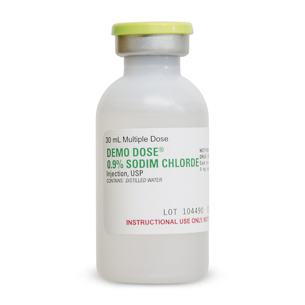 Demo Dose 0.9% Sodium Chloride Injection Bacteriostatic - 30 mL, PN01045