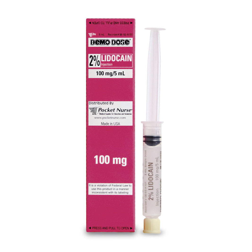 Demo Dose Prefilled Syringe - Lidocain 2% (5 Ml), PN01065