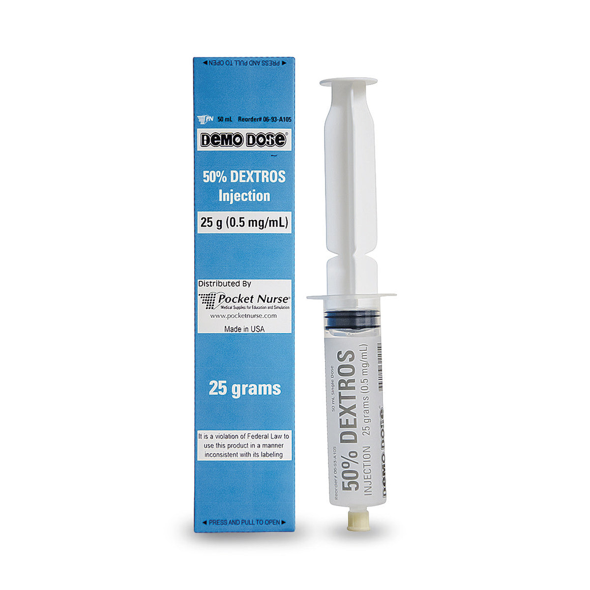 Demo Dose Prefilled Syringe - Dextros 50% (50 Ml), PN01074