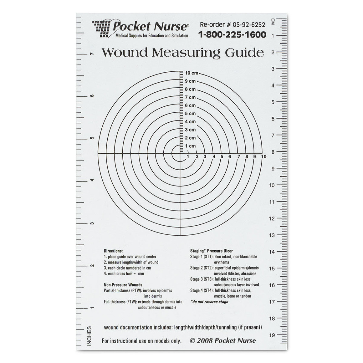 Pn Wound Measuring Guide, PN01228