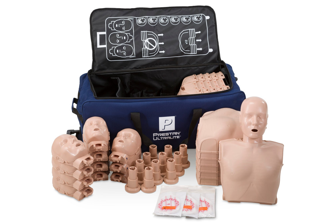 Prestan Ultralite Manikin Without Cpr Feedback, 12-Pack (Medium Skin), PR00023M