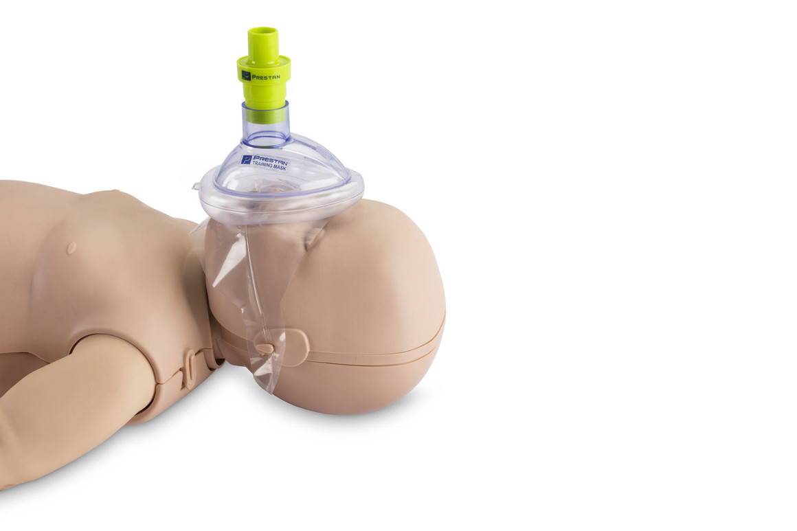 Prestan Cpr Training Face Mask With Rescue Adapter Infant, 10-Pack, PR00074