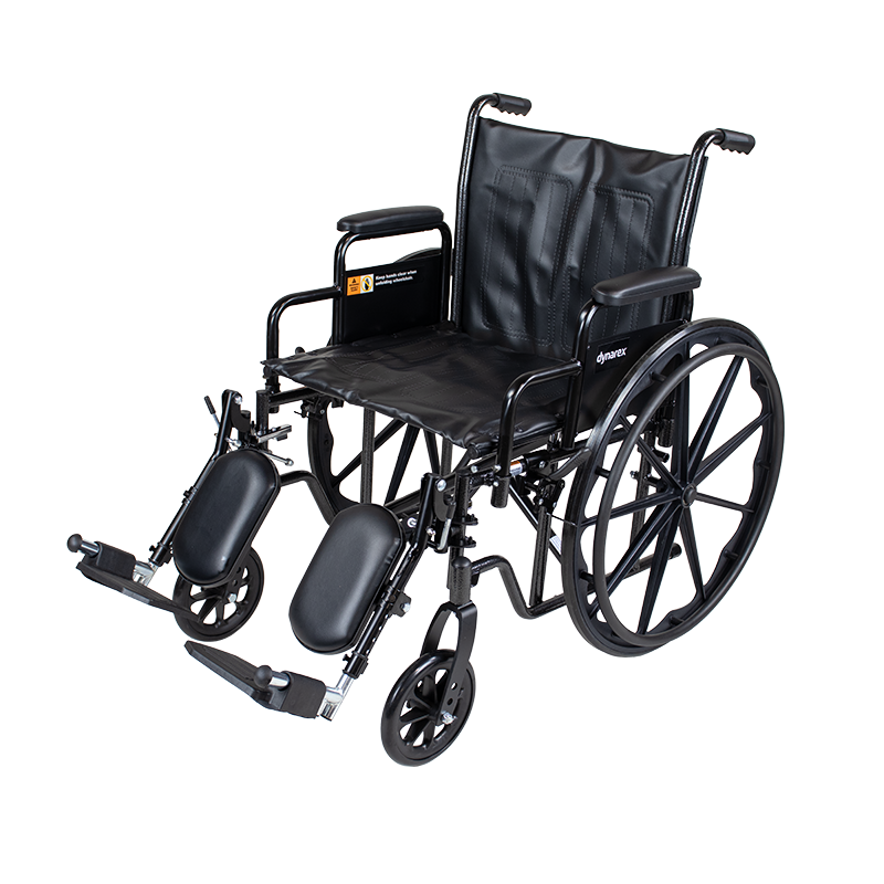 DynaRide S2 Wheelchair - 20" x 18" w/ Detach Full Arm ELR