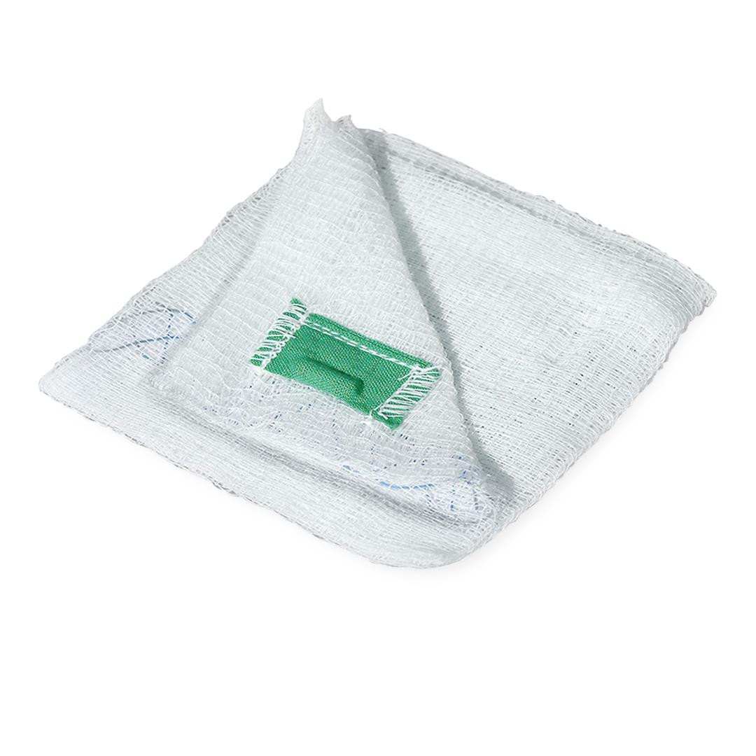 Situate Premium Tagged Cotton X-Ray and RF-Detectable Laparotomy Sponge, Sterile, No Loop, 18" x 18", L1818-04P01C-L