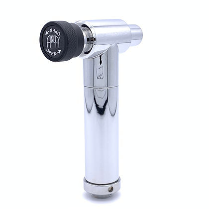 Valve, Scavenging, (+3" Taller), LeakTight Throttling, 90°, 3/4-20" x 19mmM, w/ CheckValve, Chrome Brass, 00-113-LONG