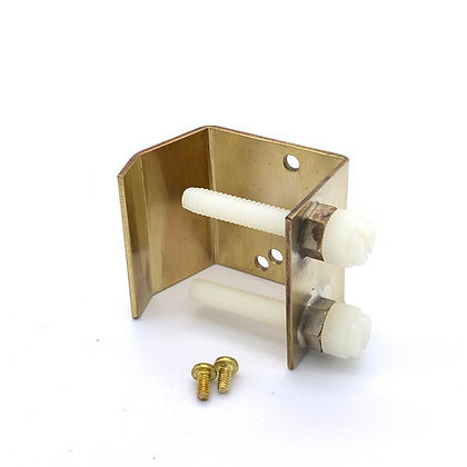 Manometer, Pole Mount Clamp, MRI Cond 3T, for 3/8" to 1.5" dia Pole, w/Hardware, fits 00-199-MRI Gauges, 00-200-S-MRI