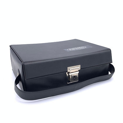 Case, Vintage, for use with 00-279 Professional Peak Flow Meter. Used condition varies from excellent to very good. Generally black with lid and strap. Various interior configurations., 00-279-CASE-V