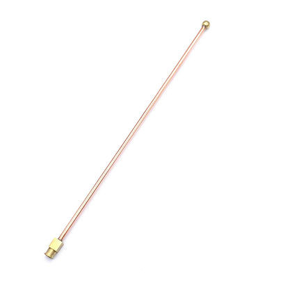 Jet Ventilator Malleable Tube, Adult 30cm Long, LuerF Lock x Safety Ball End (.25"), MRI 3.0T, Copper, 00-329-30