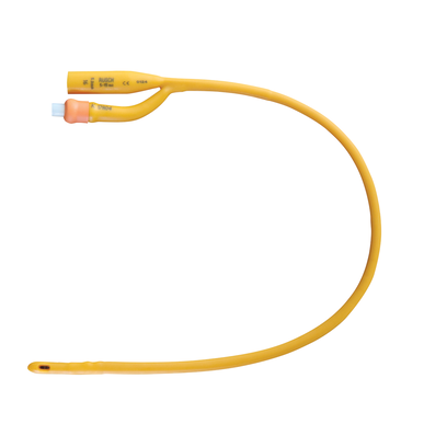 Rüsch Gold Siliconized Coated Foley - 2-way, 5-10 mL - 14 Fr, 180705140
