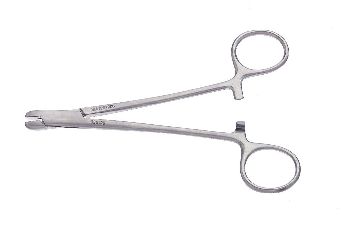 Metal Ligating Clip Removing Forceps, 6" (15 cm), Straight, 523120