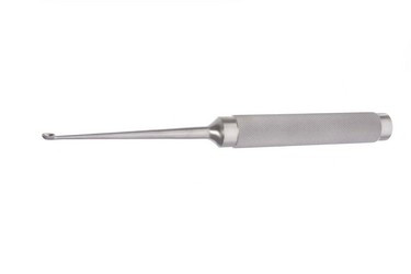 Cobb Curettes, Stainless Steel Handle 11" (28.0 cm) length, Straight, #3/0, KM46422S
