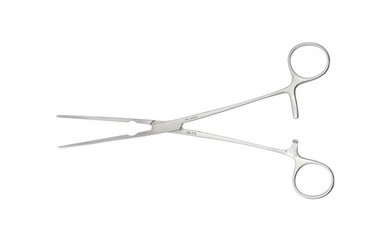 DeBakey Coarctation Clamps 9" (23.0 cm) Long, straight, 3-1/8" (8 cm) jaw, 353500
