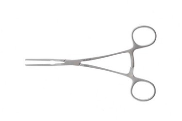 Cooley Pediatric Patent Ductus Clamps 6 3/4" (17.0 cm) Straight, calibrated jaw, straight shanks, 354800